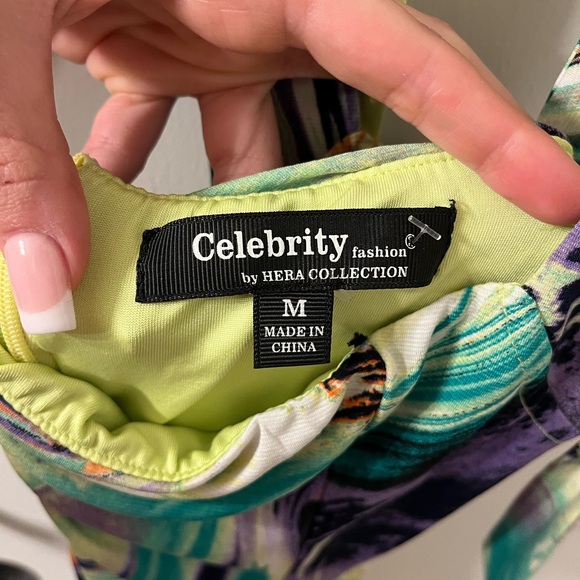 Hera Collection Multicolor Abstract Dress - Picture 3 of 4